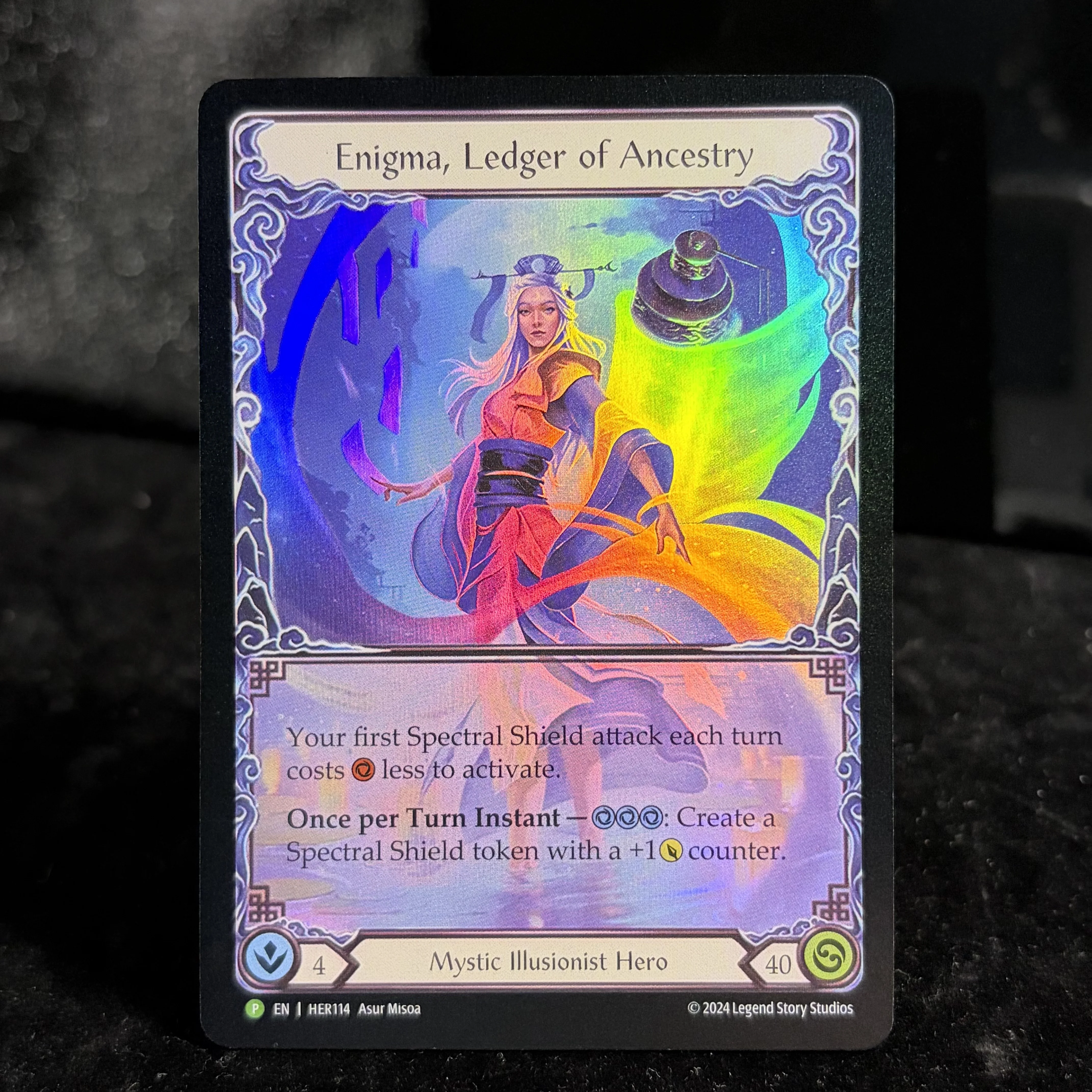 FAB Alternate Art Rainbow Foil Hero Cards Iyslander/Enigma Balance