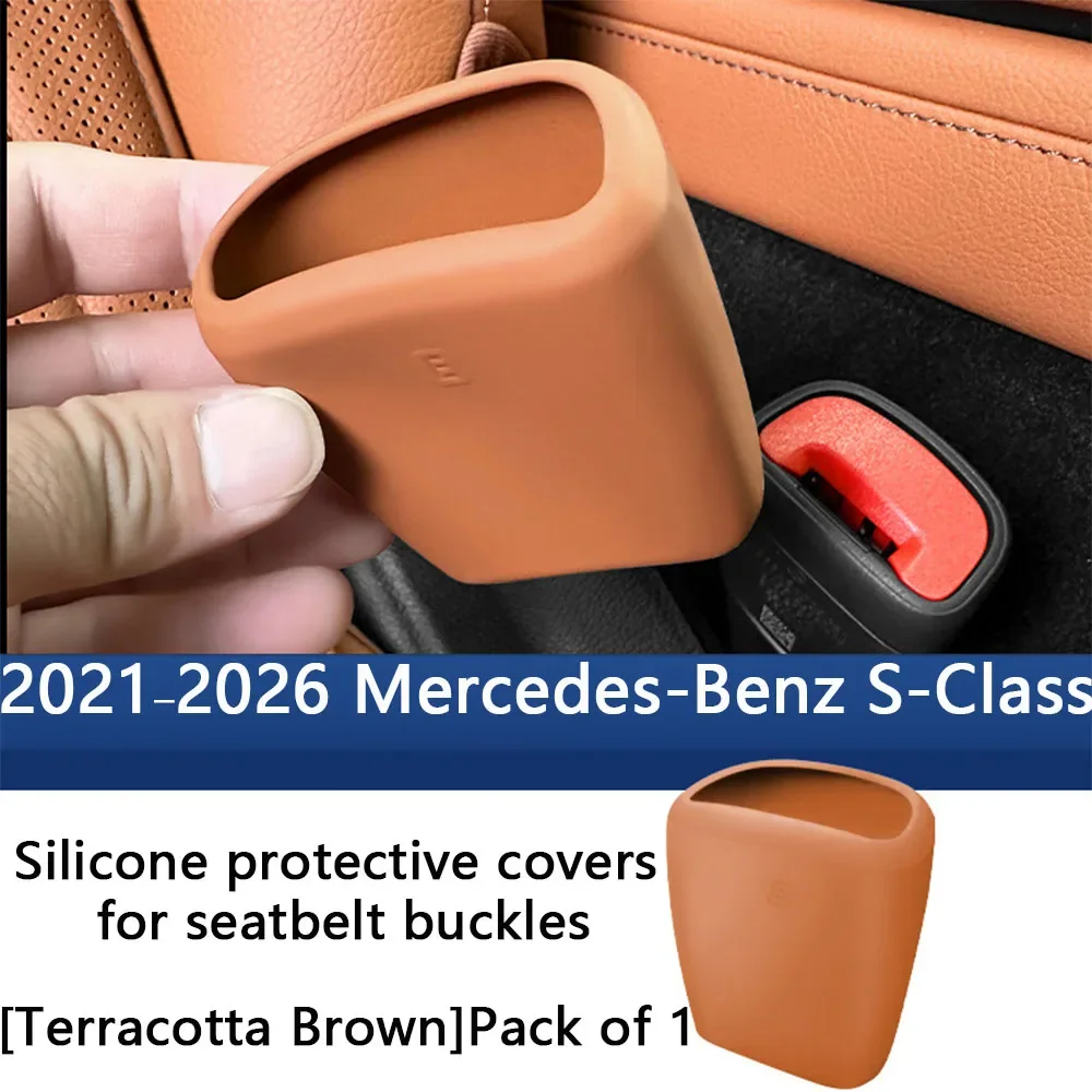 

For Mercedes-Benz S-Class W223 V223 Z223 2021-2026 Silicone Safety Socket Cover S400L S450L S480 Interior Protective Accessories