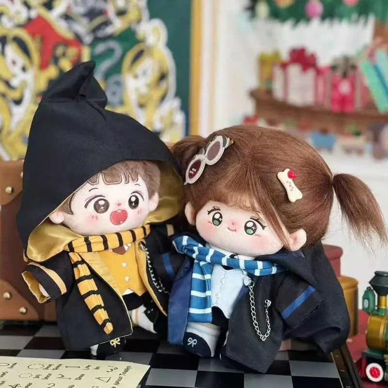 

20cm Cotton Doll Clothes Magic Series School Uniform Handsome Cool Suit Doll Clothes No Attribute Doll Replacement