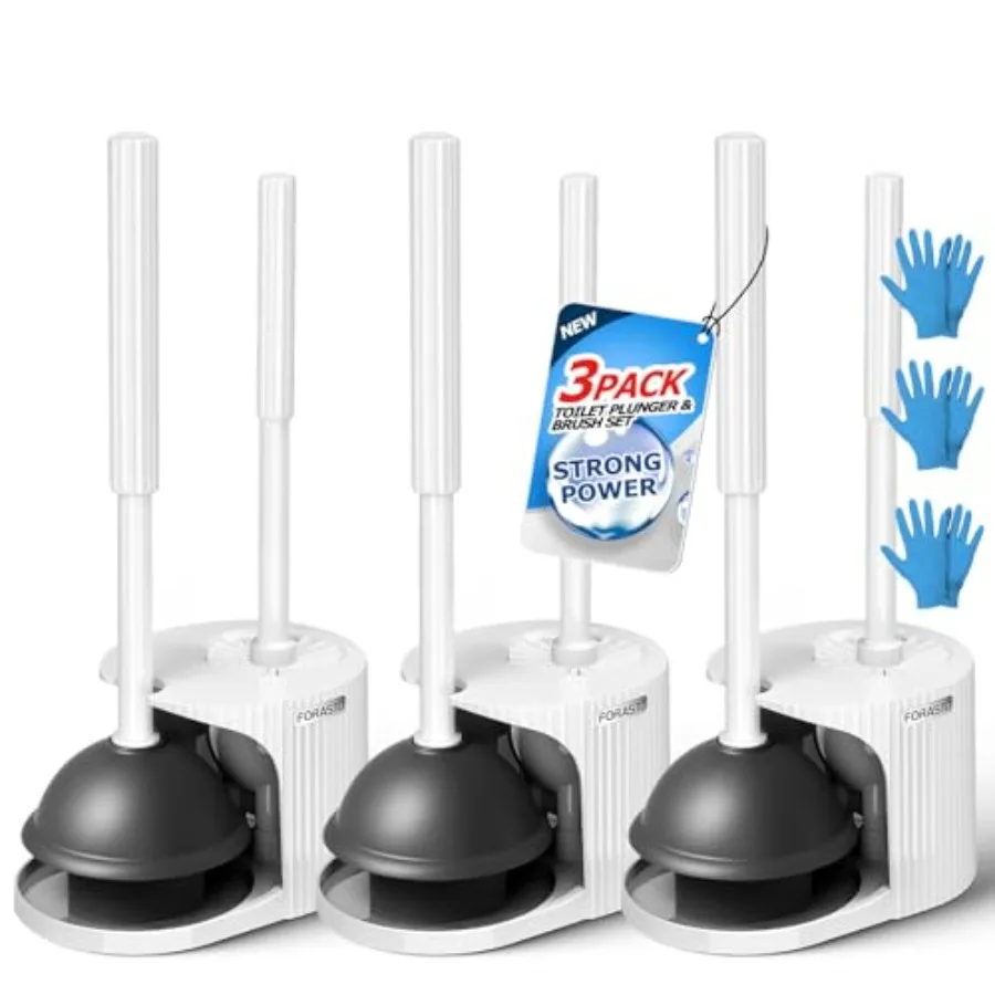 

Набор для унитаза 2-в-1: ёршик и вантуз с удлиненной ручкой, щетка для унитаза, набор для чистки унитаза, инструменты для уборки ванной комнаты