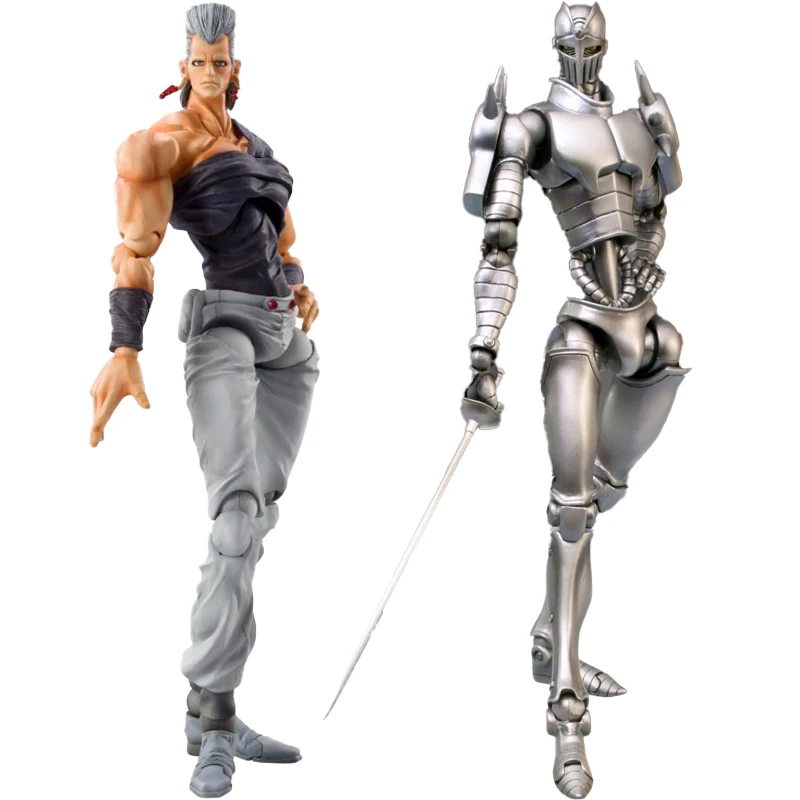 Original Genuine MEDICOS-E JEAN PIERRE POLNAREFF Soul Anubis 16cm Authentic Collection Model Animation Character Action Toy