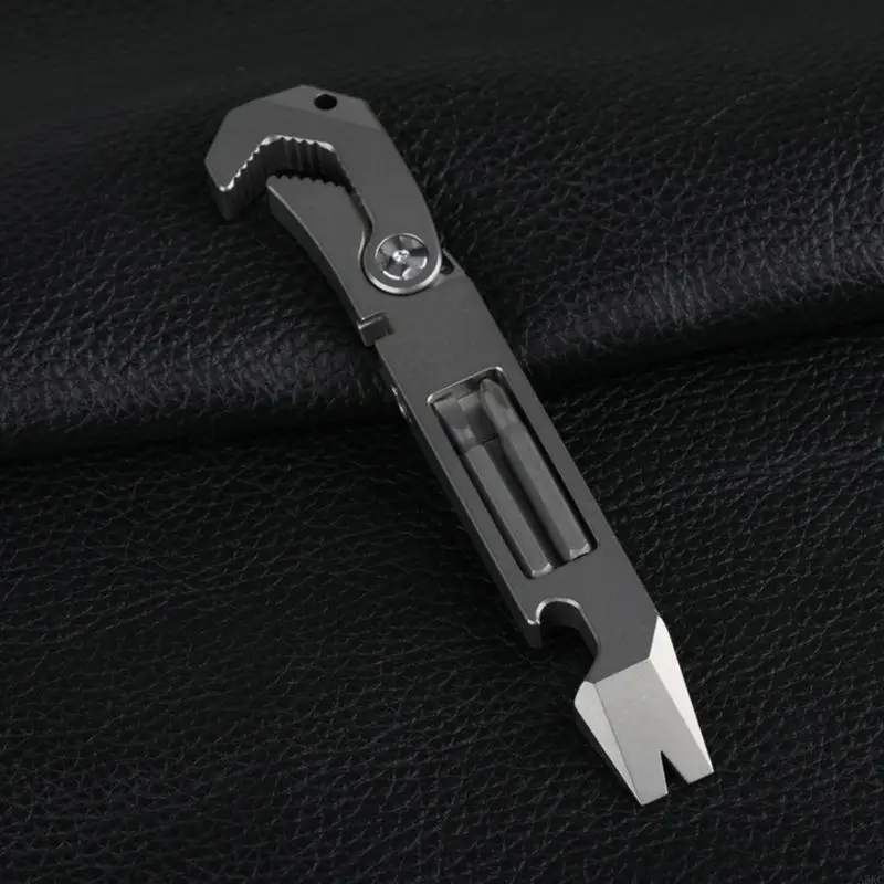 

Pry Bar Crowbars Screwdriver Bottles Opener Multitool Titaniums Alloy Pocket Gadget for Camping Hiking Repair Equipment