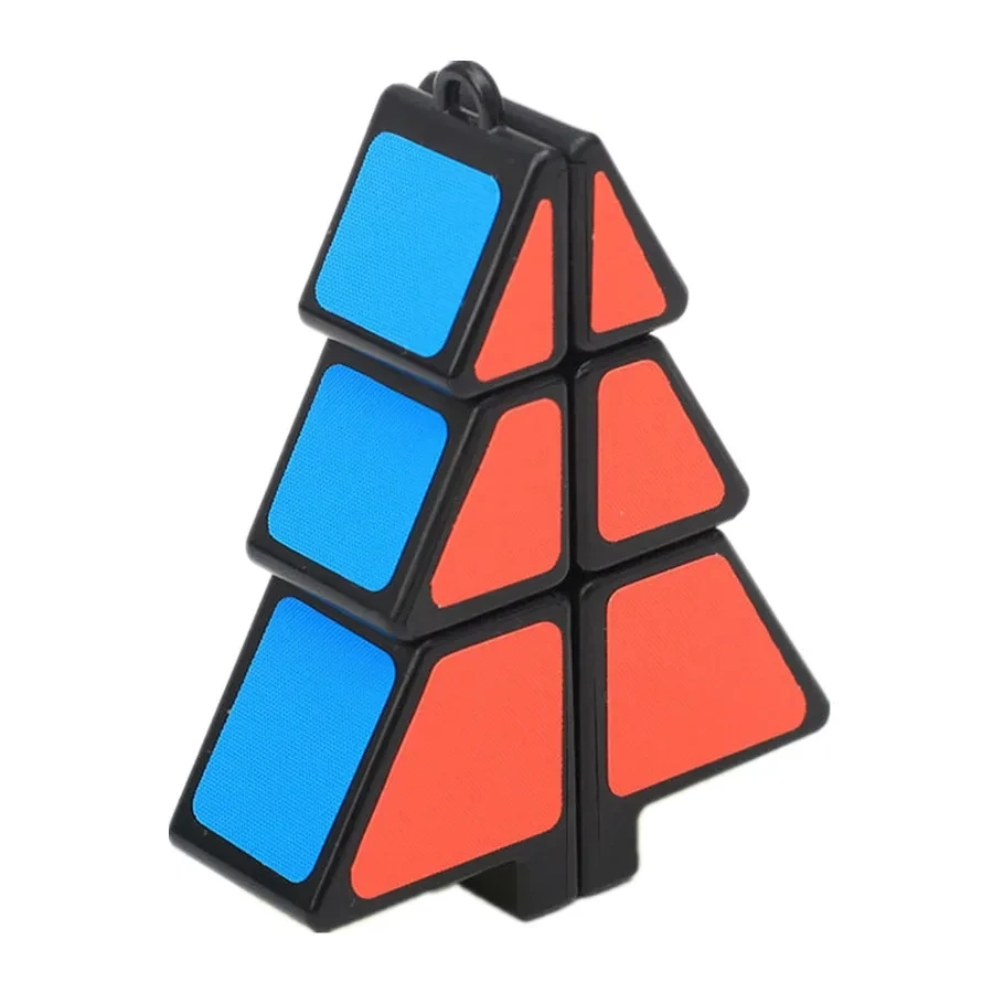 Christmas Tree Cube 1x2x3 Professional Cubo Magico Puzzle Toy For Children Kids Gift Toy