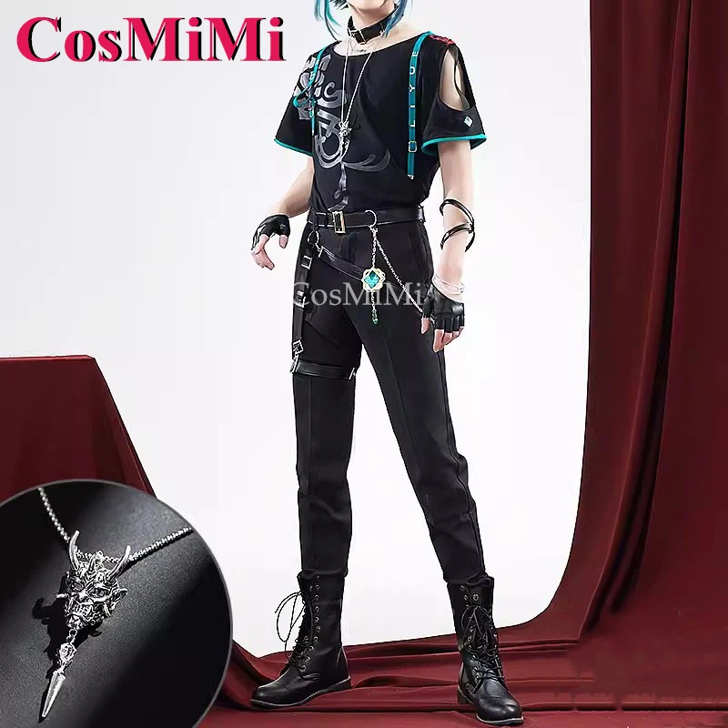 

CosMiMi Xiao Cosplay Game Genshin Impact Costume Music Festival Handsome Fashion Daily Outfit Carnival Party Role Play Clothing