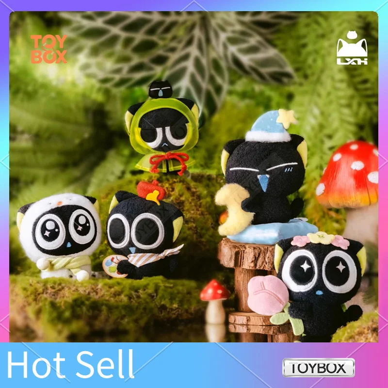 

Лидер продаж Luo Xiaohei'S Four Seasons Journey, плюшевая слепая коробка для девочек, милая кукла, аксессуары для фильмов, рюкзак, подвесной праздничный подарок