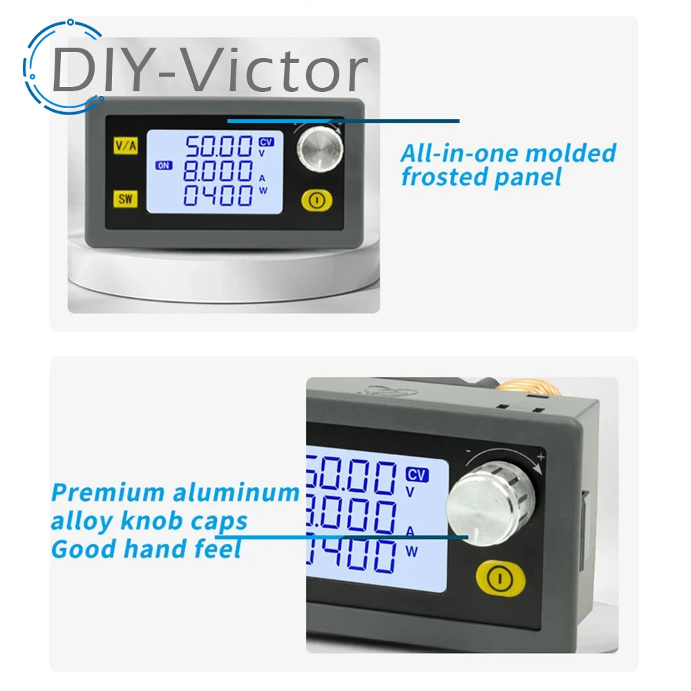 DC 6V-55V a 0-50V 5A 8A 250W 400W regolatore di tensione CC regolabile CNC CV CC Step Down modulo di alimentazione XY5005E XY5008E