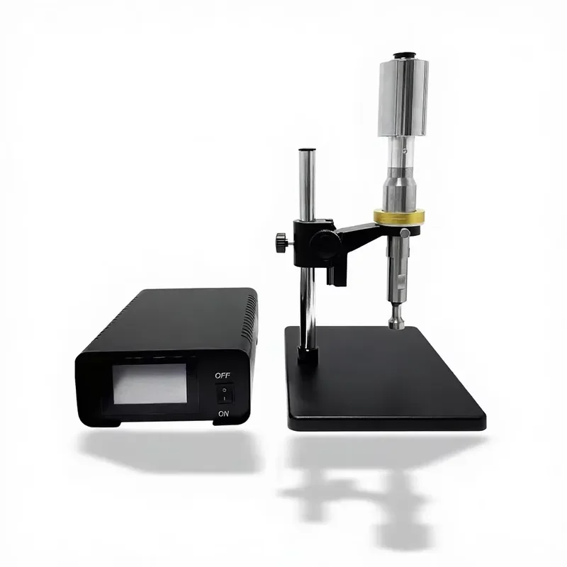 Ultrasonic Homogenizer for Laboratory Mode Treatment of Jam Salad and Juice