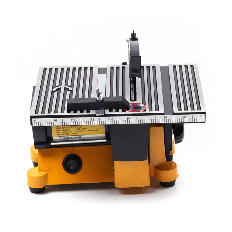 Carpentry Mini Bench Saw Circular Blade Small Table Sawing Machine Steel Metal Desktop Cutting Machine Multifunction Power  Tool