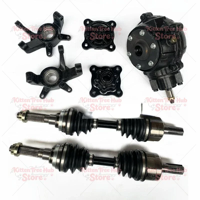 Modified four-wheel go kart accessories, self-made four-wheel drive