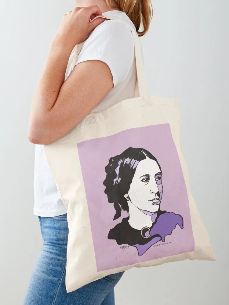 Clara Schumann Pianist and Composer Tote Bag canvas shopping bag Woman shopper bag