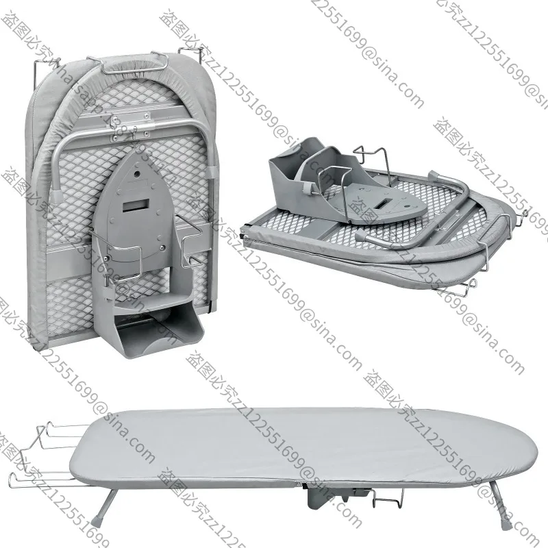 For Desktop IroningBoard with Tail Rack Storage Iron Folding IroningBoard Including Storage Rack Household PortableIroning Board