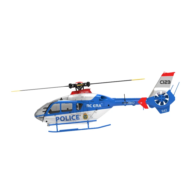 RC Helicopter C123 1/36 6CH 6-axis Gyro One-key Double Brushless Direct Drive Professional Fly Mode 3D Aircraft Model Kid Toy