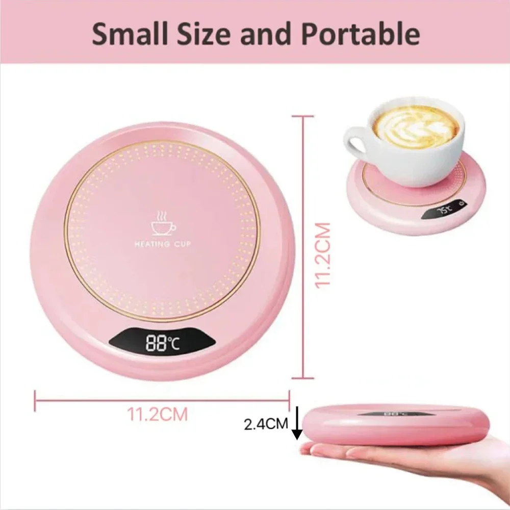 Mug Warmer USB Cup Heater Electric Coffee Milk Tea Water Heating Pad Thermostatic Coasters Cup Warmer for Home Office Mug Heater