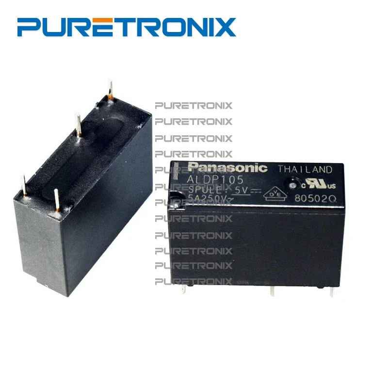 20PCS ALDP105 ALDP105W ALDP112 ALDP112W ALDP124 ALDP124W DC5V 12V 24V relais nieuwe en originele
