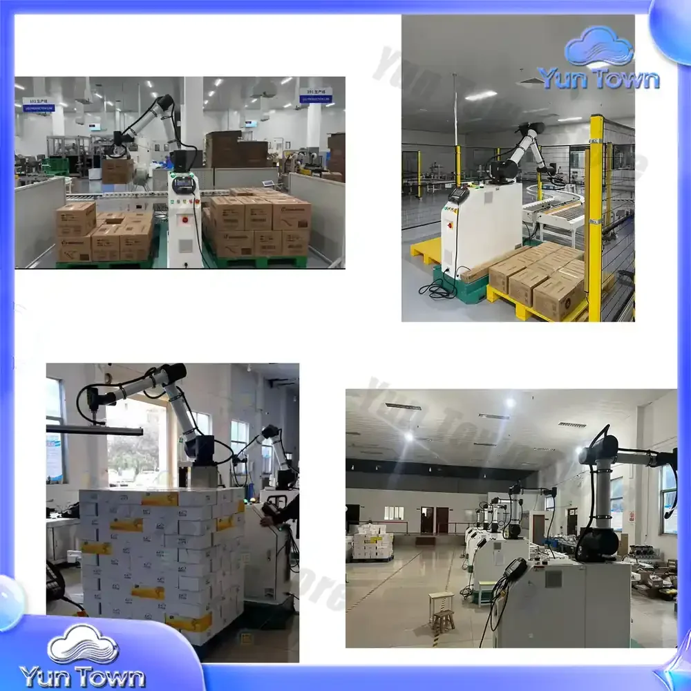 for Automatic Robotic Palletizer Machine for Industrial Packaging Equipment Portable Palletizing System Warehouse Automation