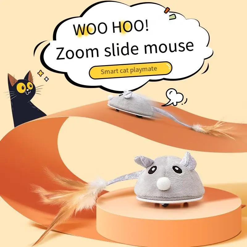 Smart Electric Mouse Toy To Relieve Boredom Smart Mouse To Automatically Tease Cat Smart Interactive Mouse Toy