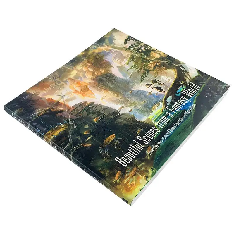 

Beautiful Scenes From A Fantasy World Japanese English Bilingual Artist Illustration Works Collection Album Libros Livros