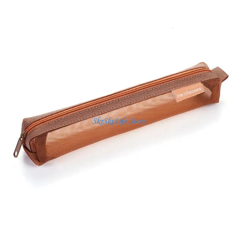 

E65E See Through Pen Pouches Small Light Weight Pen Organizers Storage Case