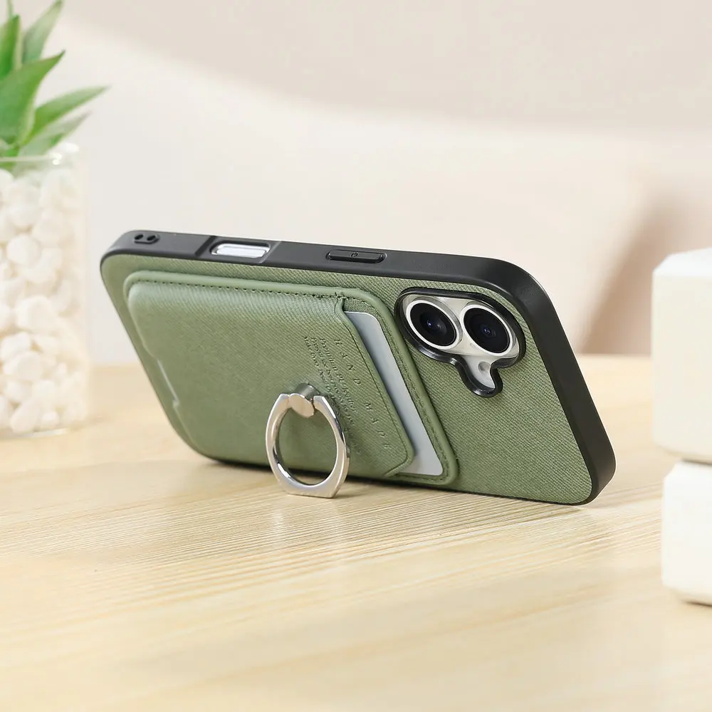 For Nothing CMF Phone 2 Pro 5G Luxury Case 2 IN 1 Detachable Magnetic Card Leather Back Panel Nothing CMF Phone2 Pro Ring Cover