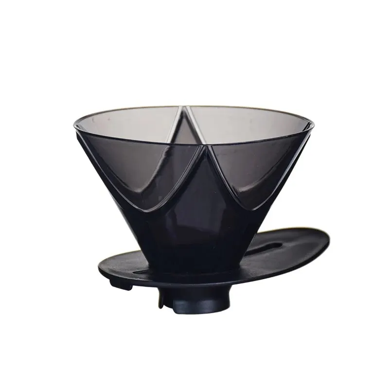 Reusable Coffee Dripper Resin Coffee Filter for Pour Over Barista Coffee Brewing V02 Funnel Filter Cup 1-4Cups