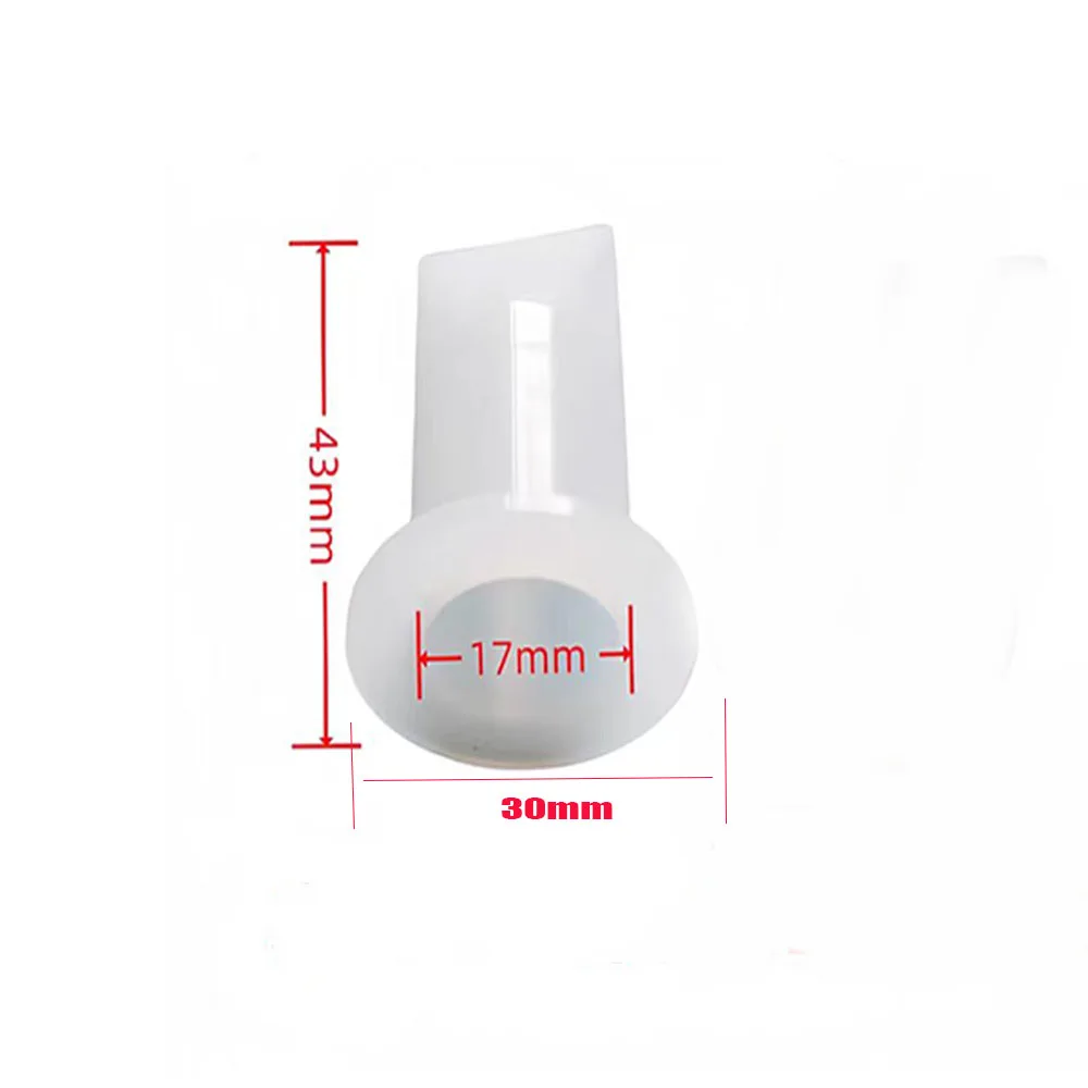 10 pieces 30 x 17 x 43 mm Dripless Valve Nozzle Food Grade Silicone Duckbill Valve Filling Machine Leak Proof Drip Nozzle