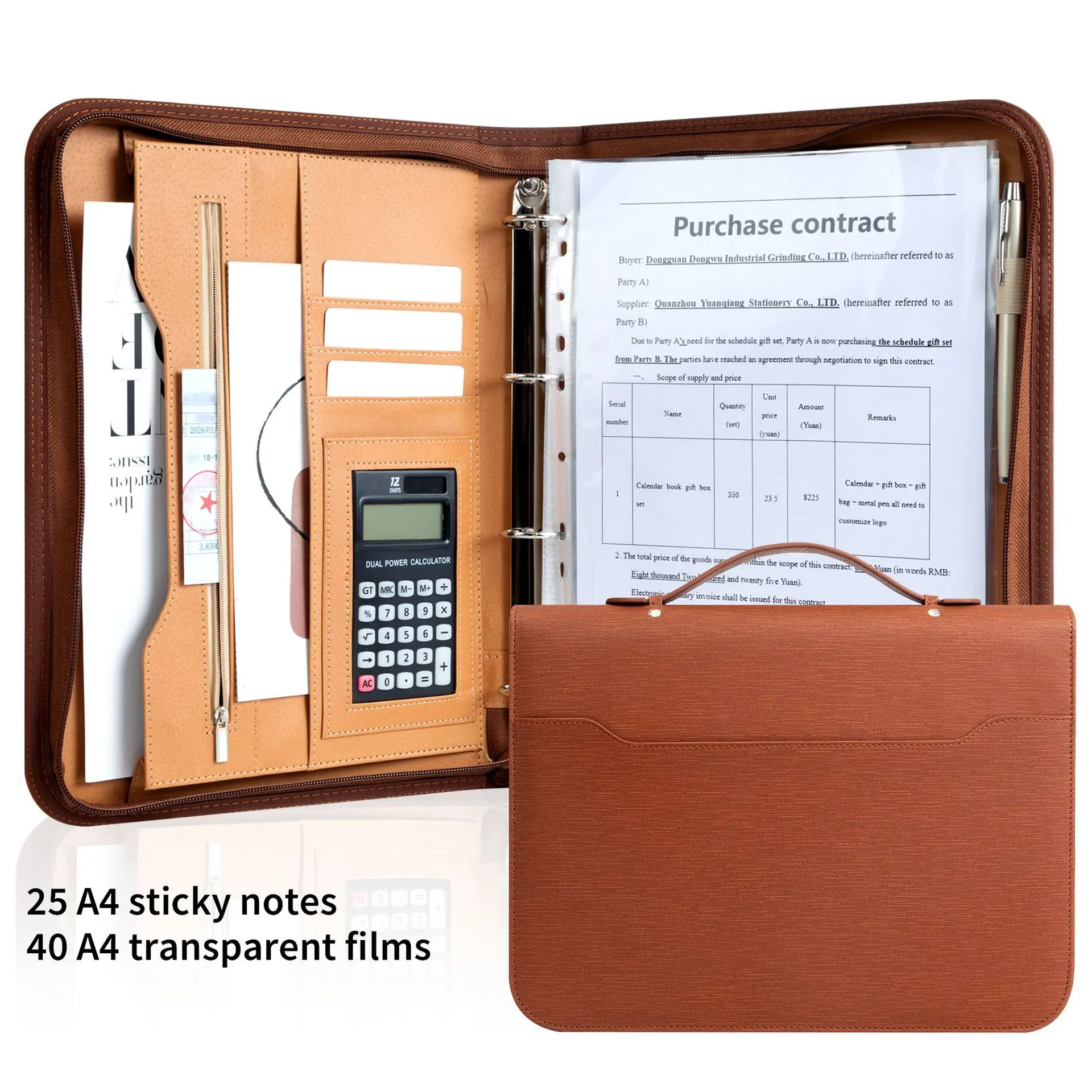 cartella-multifunzionale-in-pelle-pu-formato-a4-per-manager-con-calcolatrice-blocco-note-e-portadocumenti-organizer-per-contratti-aziendali-per-ufficio-e