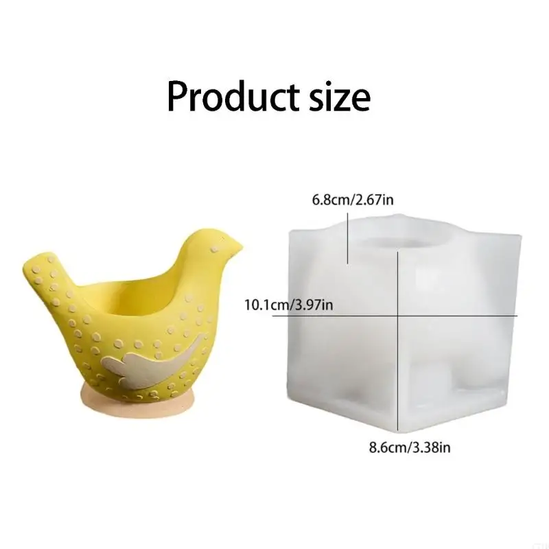 Detailed Bird Shaped Mould Flexible Nonstick For Easy Releases