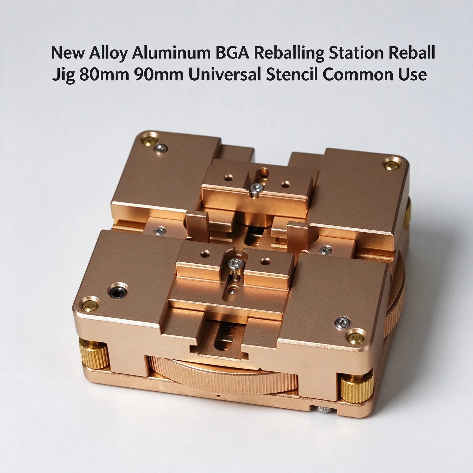 80mm 90mm Universal Stencil Common Use New Alloy Aluminum BGA Reballing Station Reball Jig BGA Reballing Station Parts