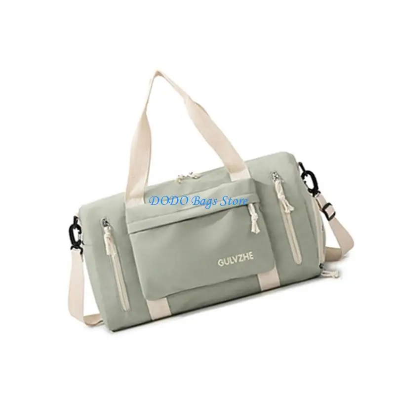 حقيبة صالة الألعاب الرياضية مع حجرة الأحذية طوال الليل وحقيبة التدريب وحقيبة السفر ذات السعة الكبيرة وحقيبة عطلة نهاية الأسبوع #4