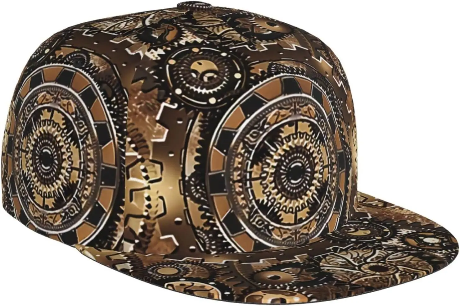 Steampunk Clocks Hat Women Men Baseball Cap Men Women Cool Steampunk Baseball Hat Adjustable Snapback Hats