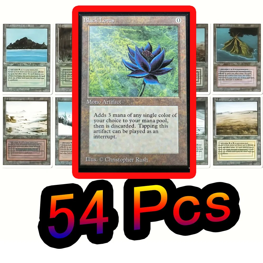 MTG جودة عالية حار بيع رقم. 54 بطاقة بروكسي 54 قطعة بطاقة P9 Dual Land Fetch Land Shock Lands
