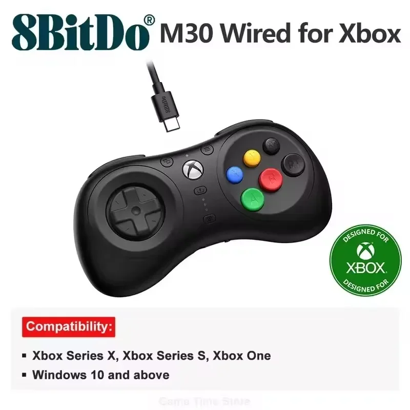 8Bitdo M30 Bluetooth /2.4G Controller Gamepad For Nintendo Switch PC macOS Steam and Android With Sega Genesis Mega Drive Style