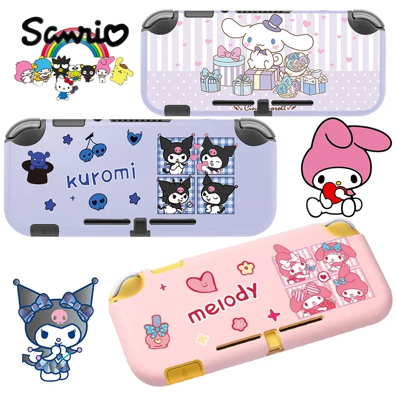 Sanrio Melody Full Protective Console Back Cover for Nintendo Switch Lite Game Console TPU Cartoon Anime Protective Cover Gifts