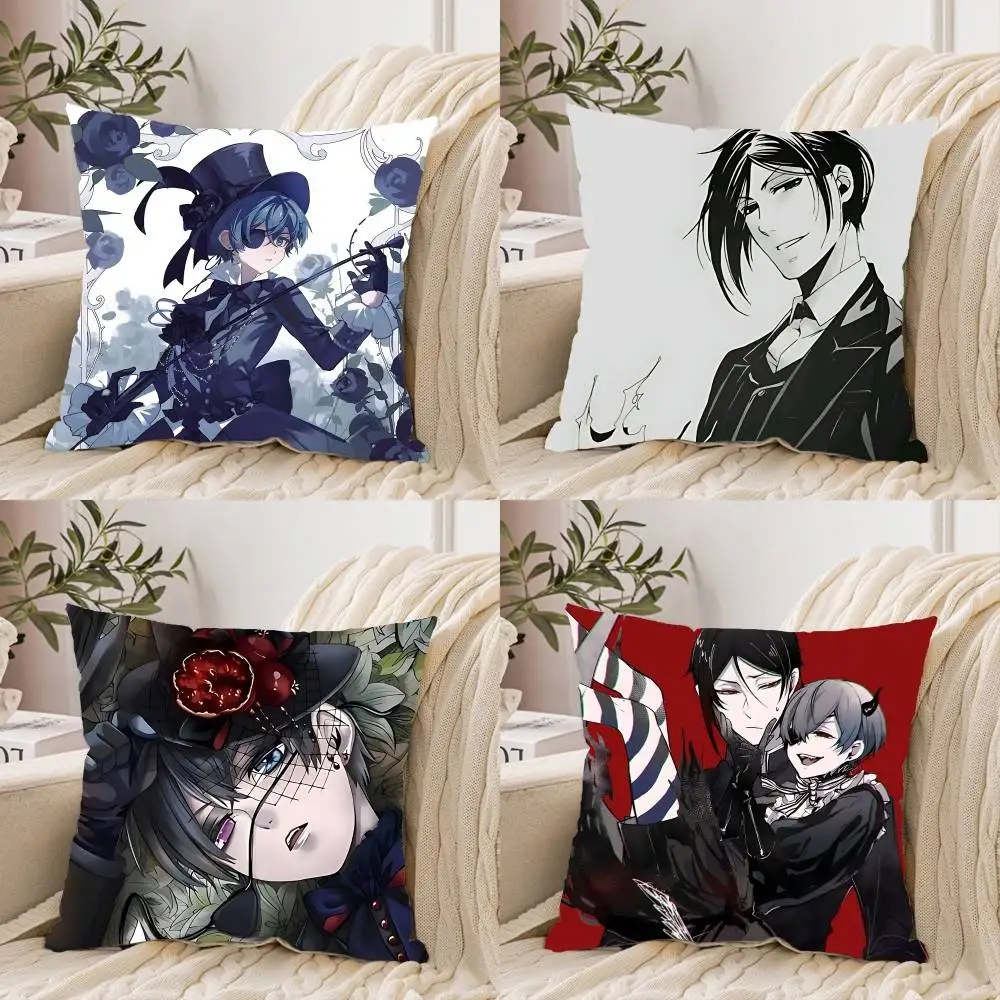 

B-Black B-Butler Pillow Case Pillow Cover Decorative Pillowcases Cushions Pillowcase Pillows For Living Room Sofa Cushion