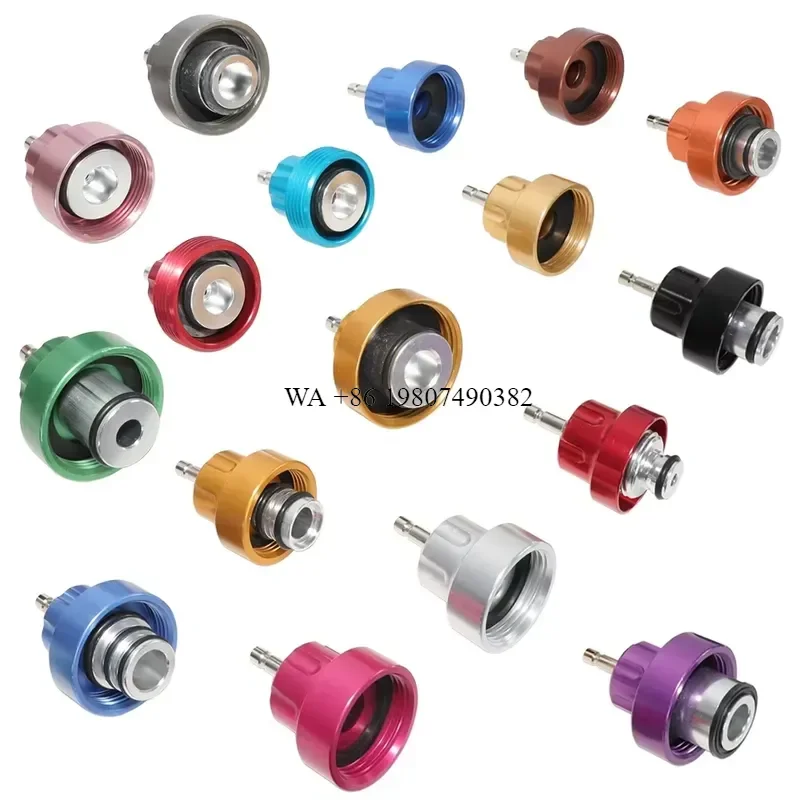 wmwmnu for HTL 34pcs Set Cooling System Car Water Tank Vacuum Pressure Gauge Automotive with Aluminum Hand Pump and Adapters