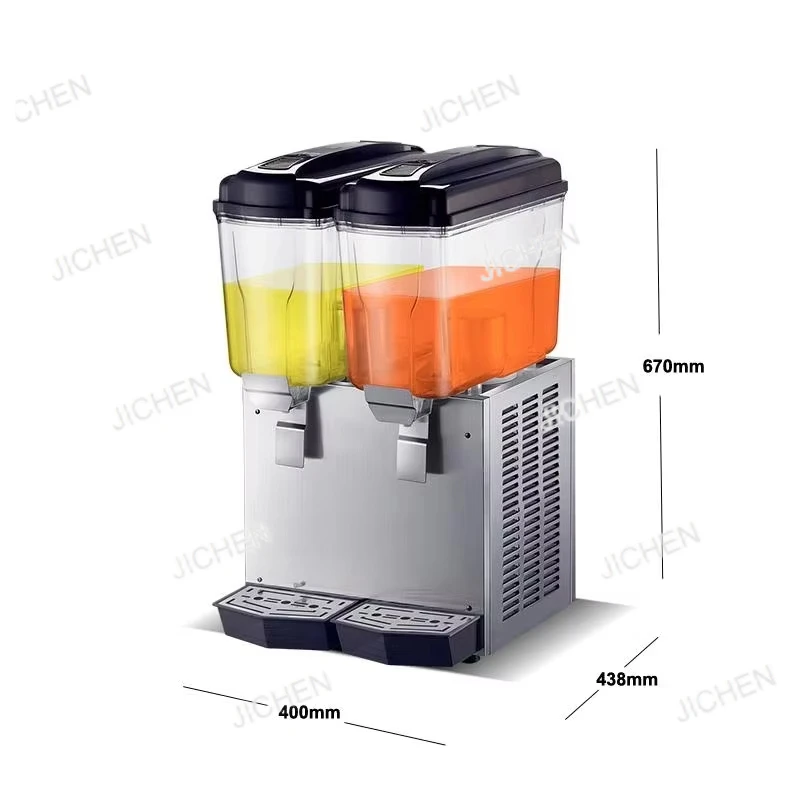 

Commercial beverage temperature-controlled juice dispenser