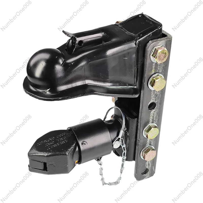 

Adjustable height US standard trailer room heavy duty ball head connector tractor trailer coupler automobile modification parts
