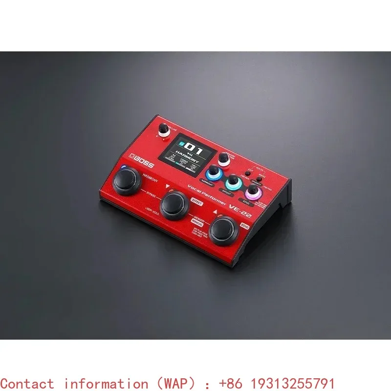【Más vendido】BOSS VE-22 Procesador de efectos múltiples vocales, pedal looper, dispositivo de efectos vocales
