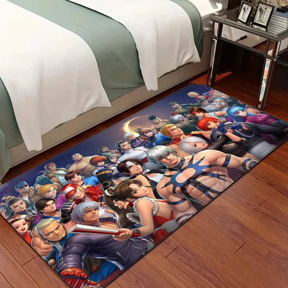 King of Fighters Floor Mat Bathroom Mat Kids Room Bedroom Decoration Balcony Anti-Slip Doormat Living Room Welcome Rug