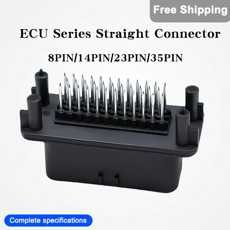 

1/5/20 PCS ECU Series Straight 8/14/23/35Pin Automobile Control System Docking Male Female Straight Connector With Terminal