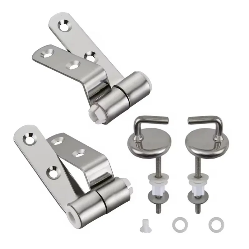 

Toilet Seat Hinges Universal Seat Top Fix Hinge Stainless Alloy Replacement Toilet Seat Parts
