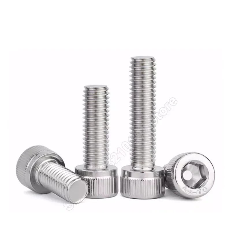 10-50pcs DIN912 M2 M2.5 M3 M4 M5 316 Stainless Steel Hexagon Hex Socket Head Cap Allen Bolt Screw Length 4-60mm