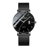 LOUIE JUELEN 2025 New Student Men's Watch - Genuine Leather Mesh Steel Strap Luminous 3ATM Waterproof Quartz Wristwatch