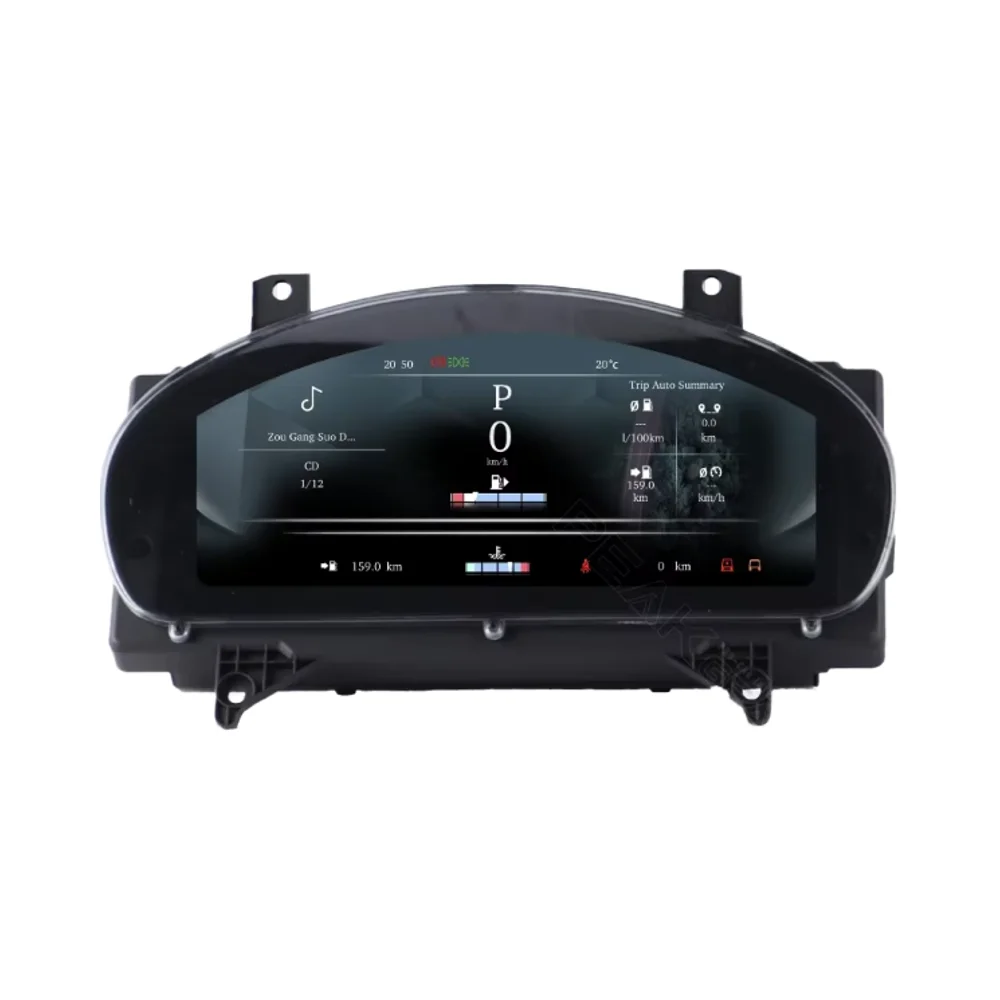 ZXY Cluster digital de painel de 12,3 polegadas para Jaguar XE/FPACE/XJL Sistema Linux de carro Velocímetro Atualização Painel de instrumentos LCD