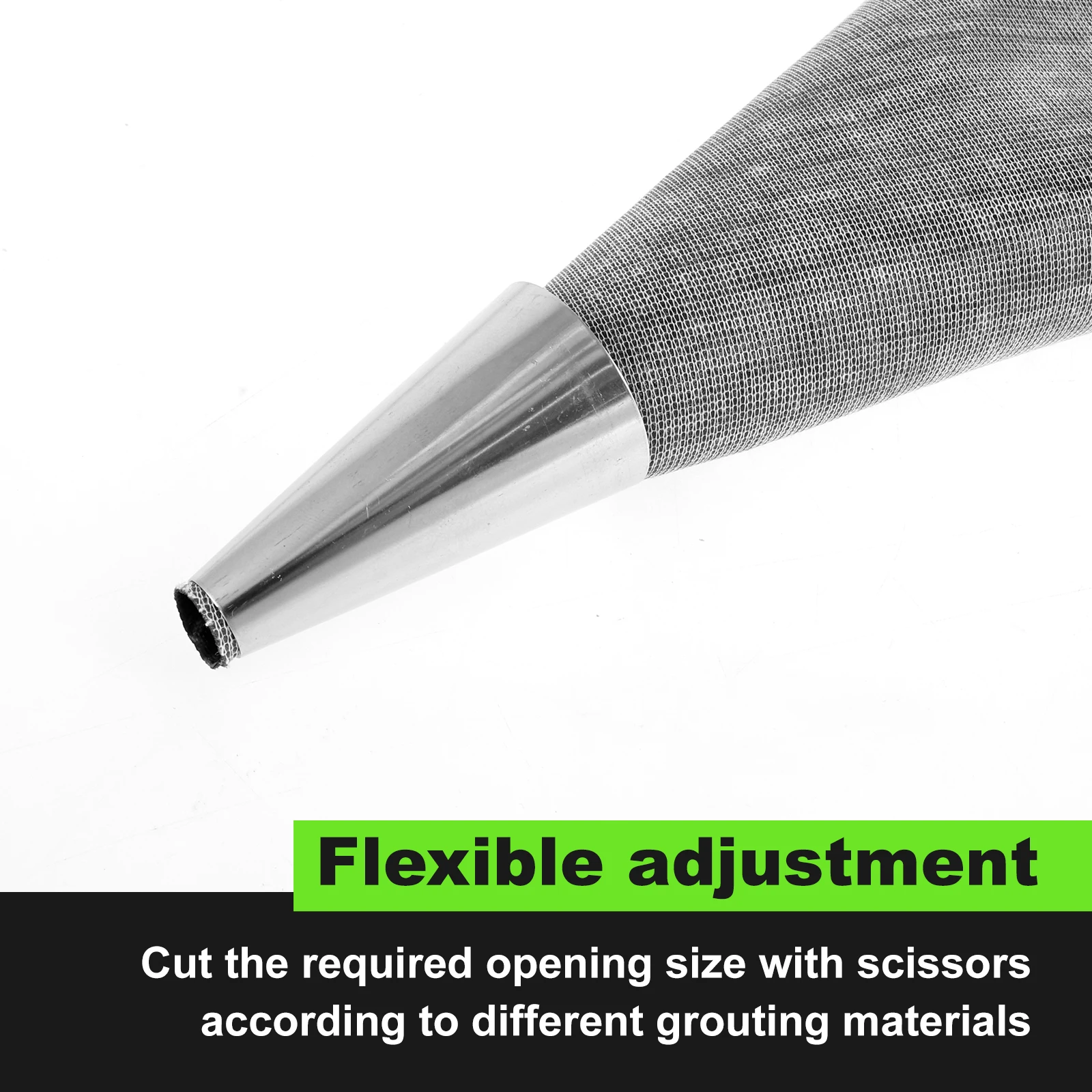 Tile Grout Masonry Mortar Bag w/ Molded in Tip Tear Puncture Resistant HeavyDuty Vinyl Piping Cement Bag for Grouting Tile Joint
