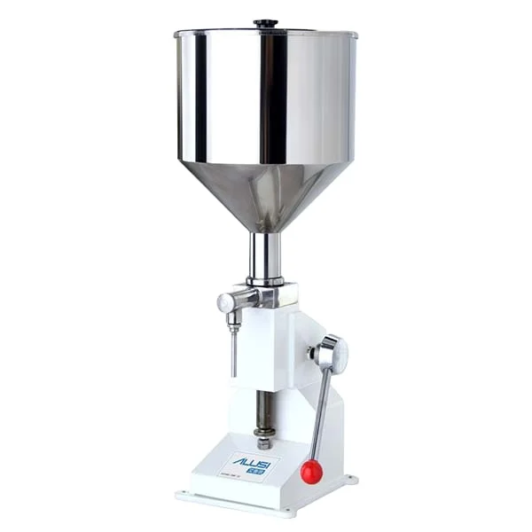 Ailusi semi automatic cream and liquid small bottle manual filling machine