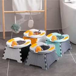 Pot de voyage pliable pour tout-petit, siège de toilette pour enfants, facile à transporter, adapté aux différents âges, installation de questions