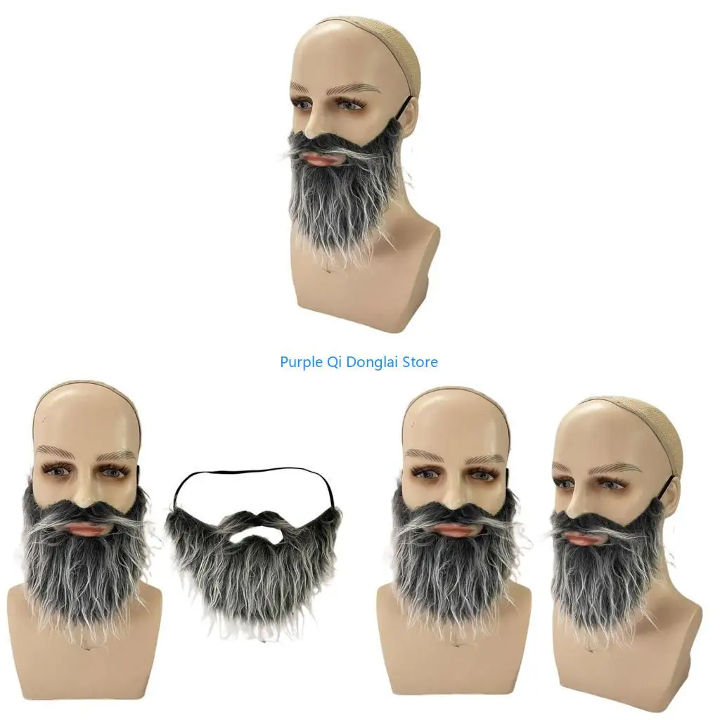 L21E Novel Fake Mustaches,Mustache Party Supplies,Selfs Adhesive Fake Beard Mustaches for Masquerades Party & Performances