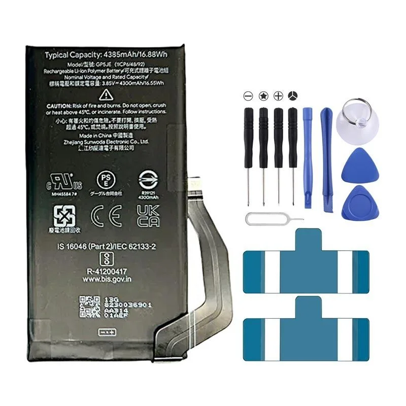 For Google Pixel 7A 4385mAh GP5JE Battery Replacement