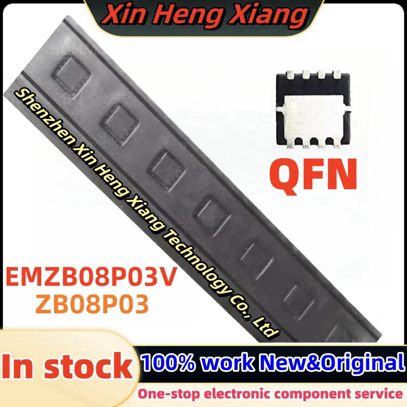 

(10pcs)ZB08P03 EMZB08P03 EMZB08P03V QFN-8 Chipset